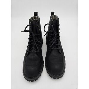 Muck Boot Men's Waterproof Foreman Leather Boots Sz 12.5 Black LMF-000